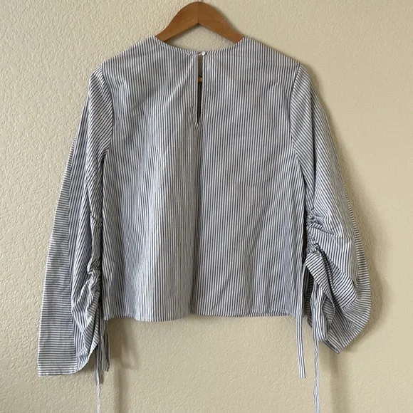 Anthropologie Sundays in Brooklyn Striped Blouse Size S - Picture 3 of 16